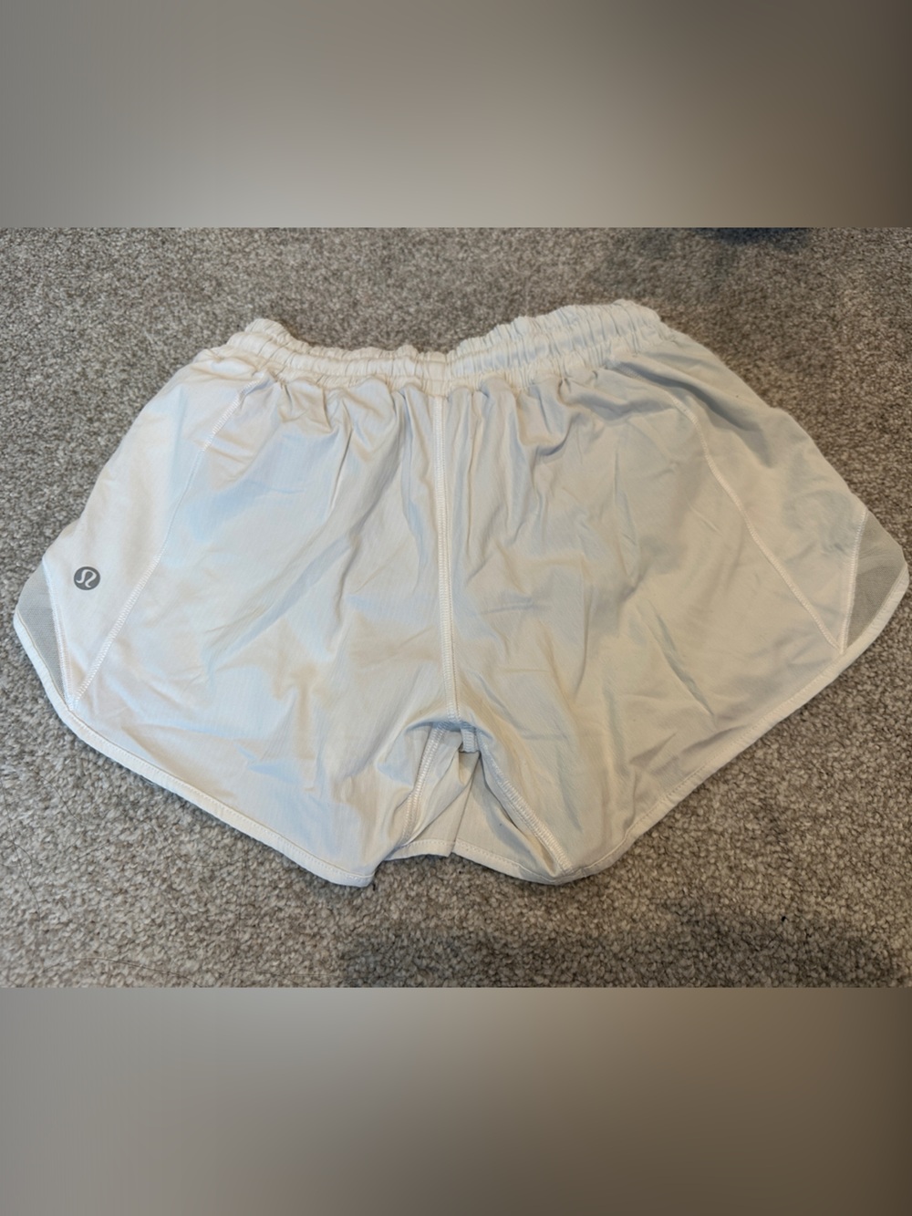 lululemon athletica White Lightweight Athletic Shorts